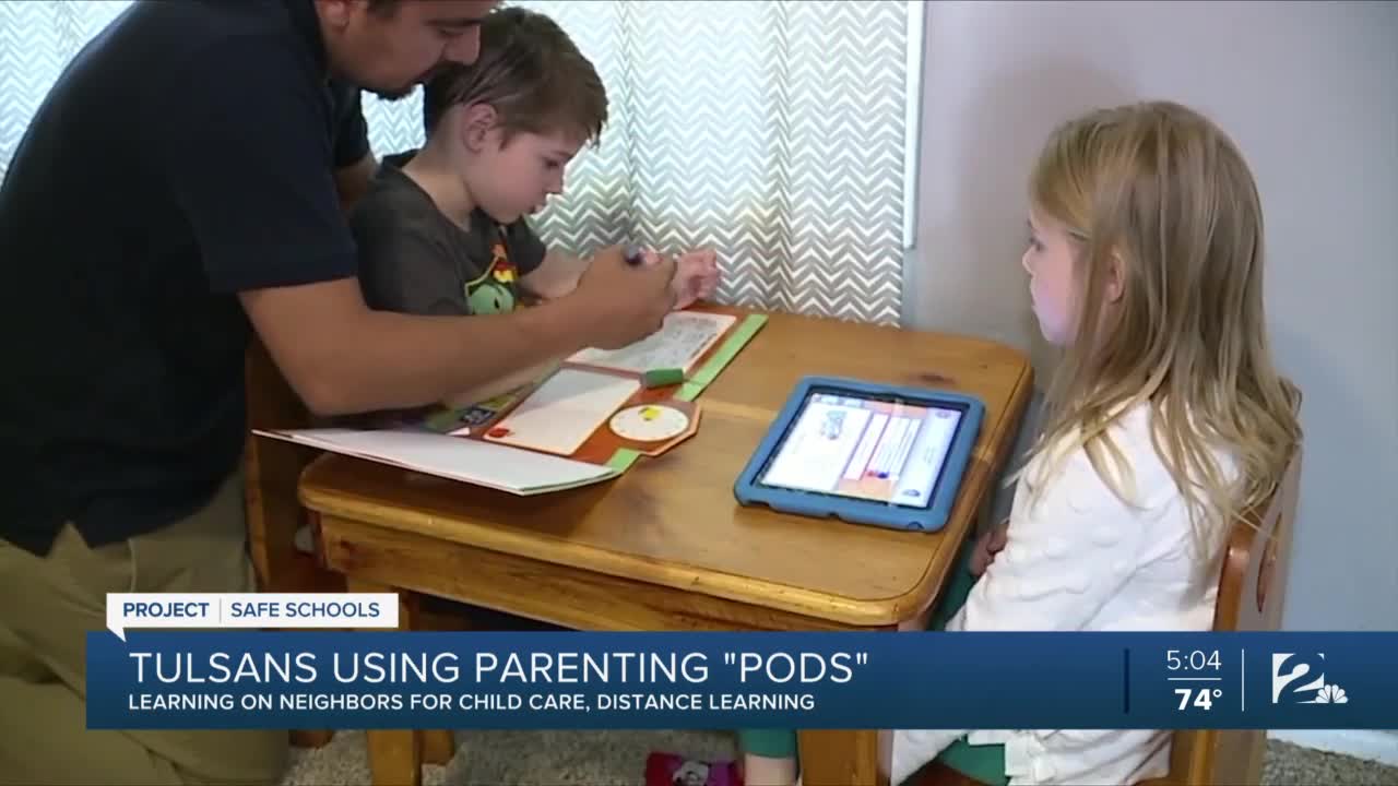 Tulsa parents using 'pods' to keep their kids social while virtually