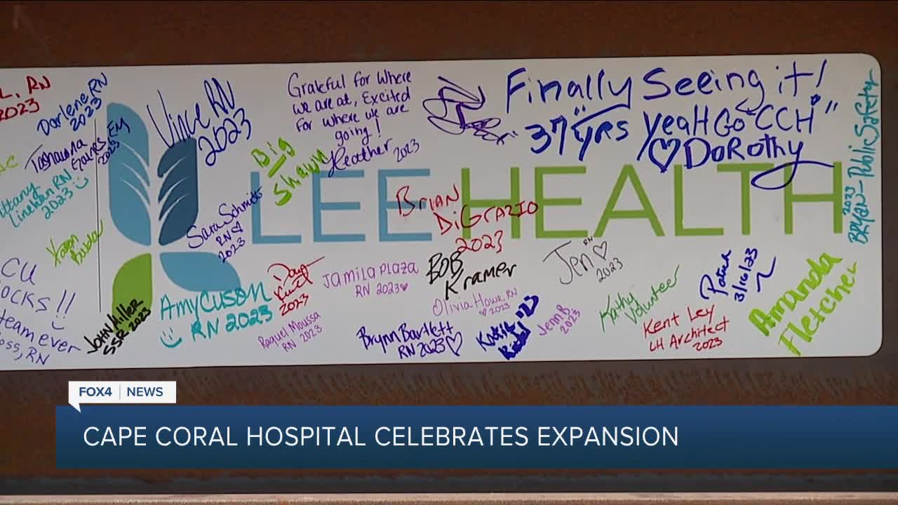 Cape coral hospital expands icu