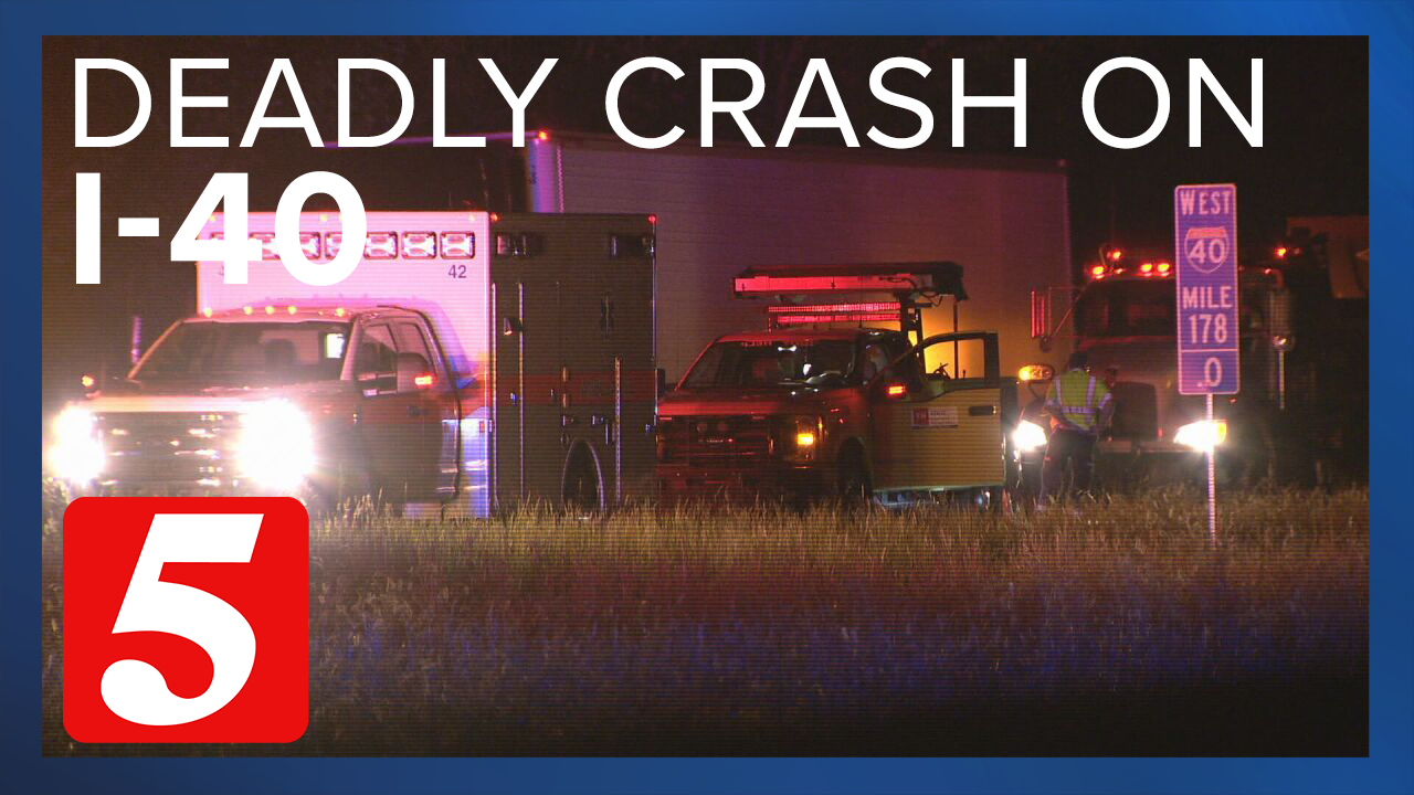 Two dead in crash on I40 in Dickson Co.