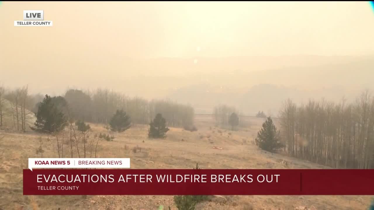 931acre near Cripple Creek fire forces evacuations