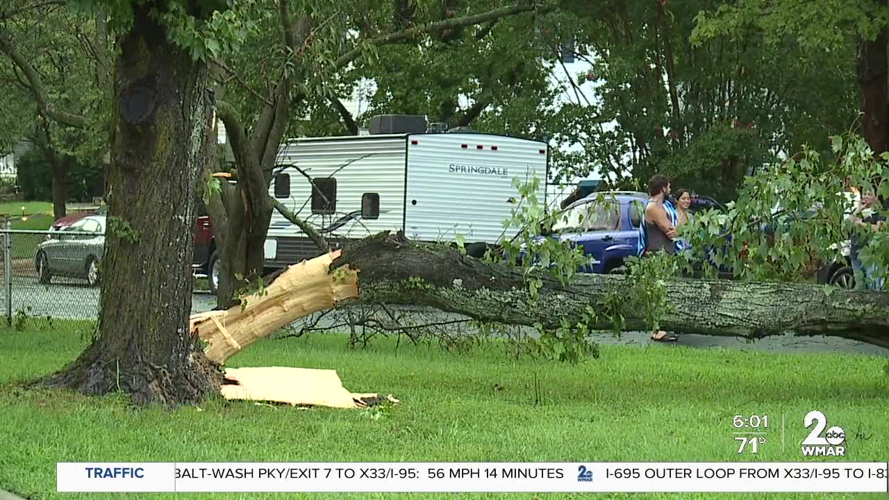 Tornado reported in Edgewater damages homes, knocks down trees and