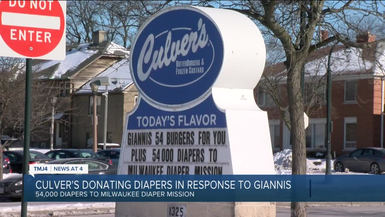 Culver's donates 54K diapers to Milwaukee Diaper Mission in honor of