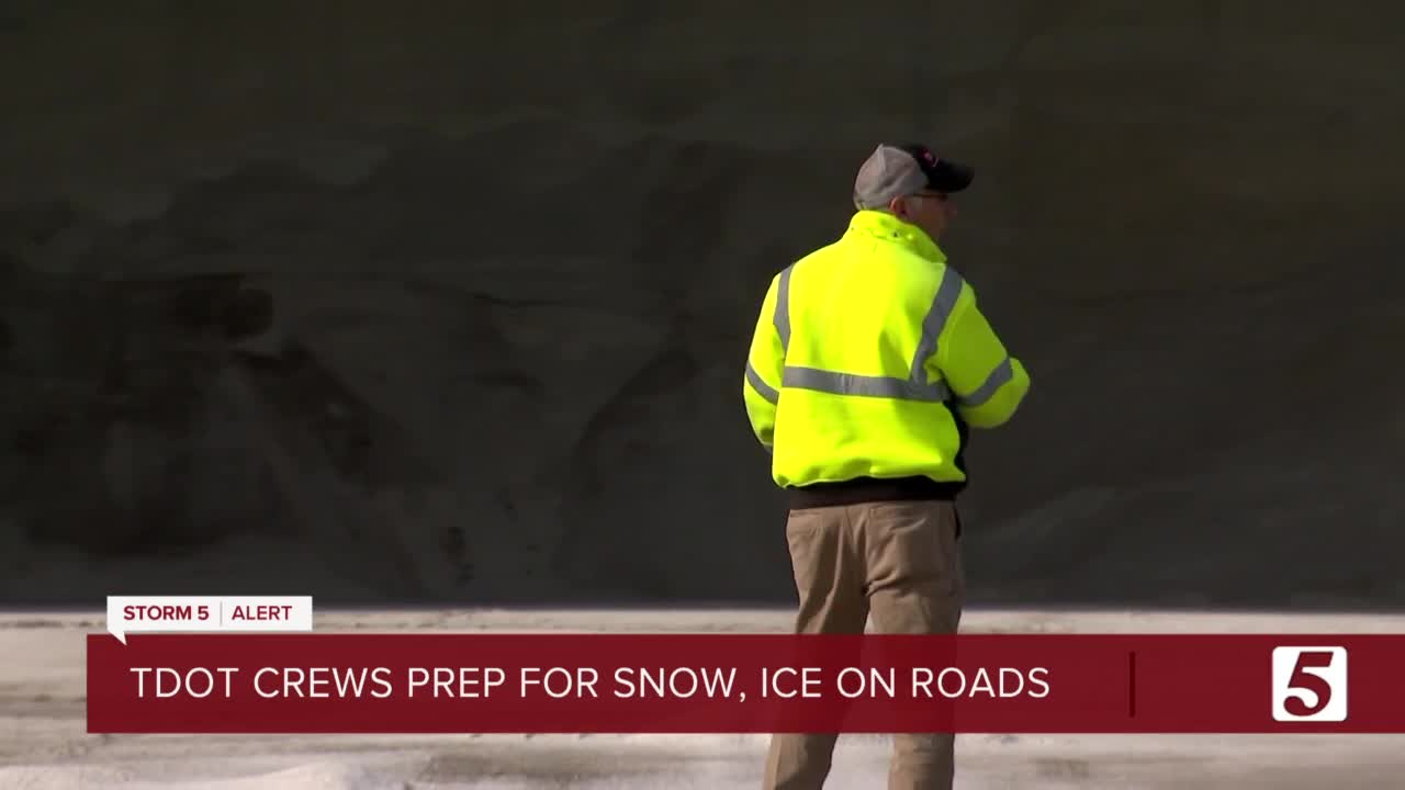 TDOT crews prepare for snow, ice on roads