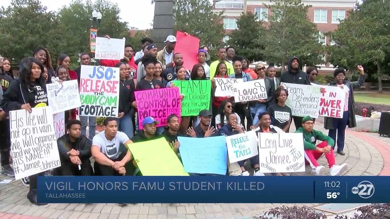 FAMU holds vigil in honor of Jamee Johnson