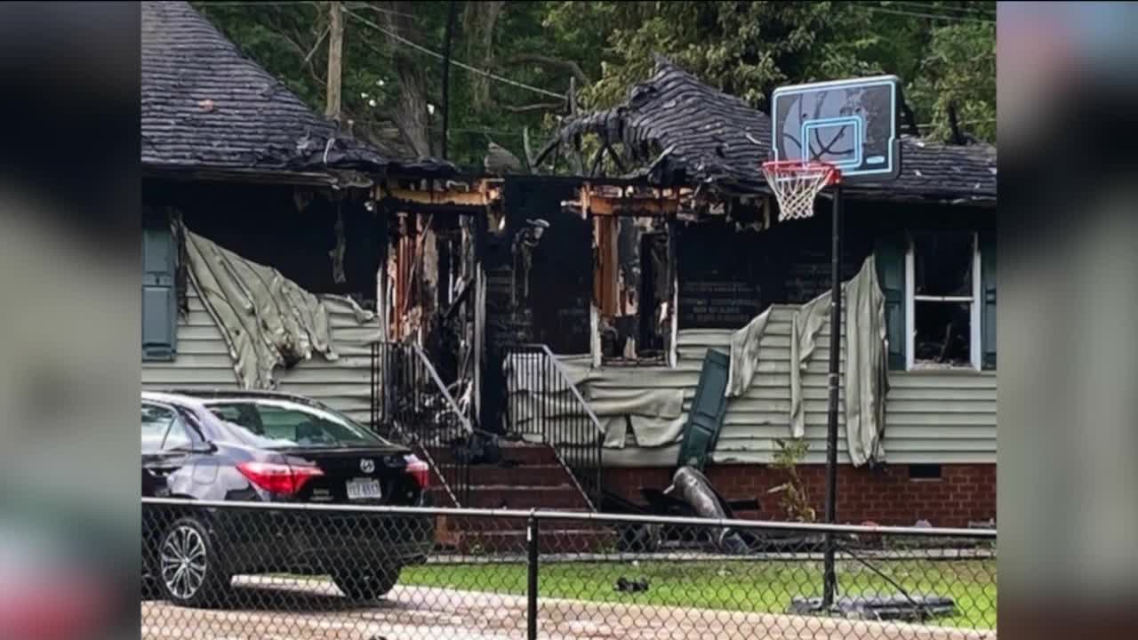Video shows Chesterfield fire that left family critically injured