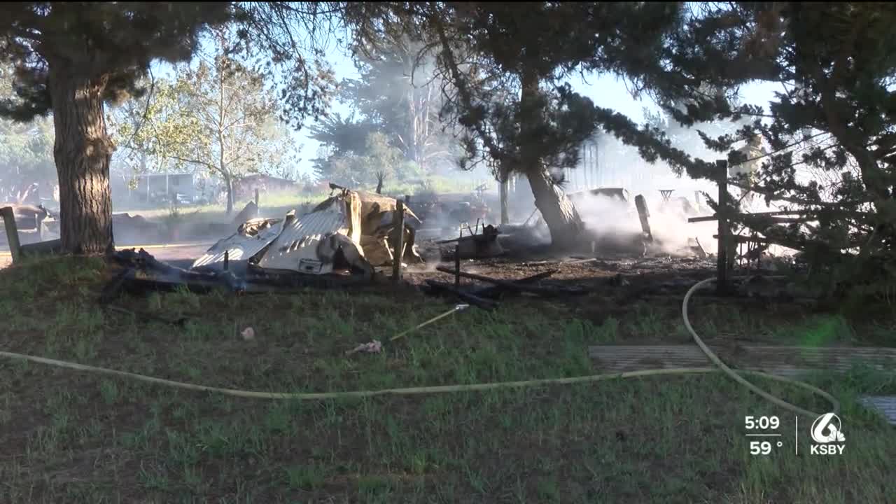 ID released of body found following Nipomo mobile home fire