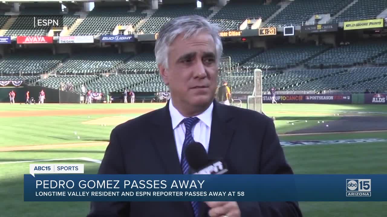 ESPN, former AZ Republic baseball reporter Pedro Gomez dies at 58