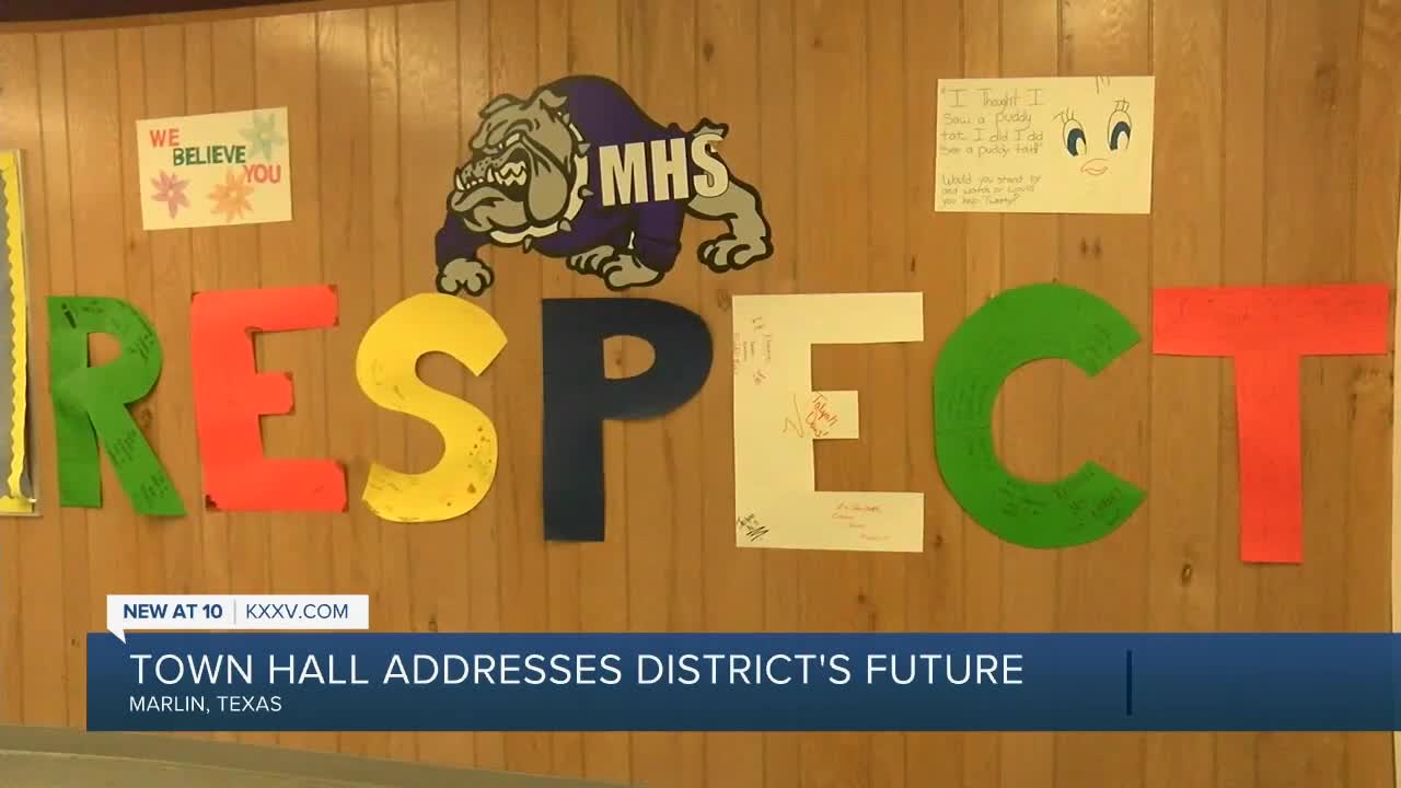 Mayor holds town hall to discuss future of Marlin ISD