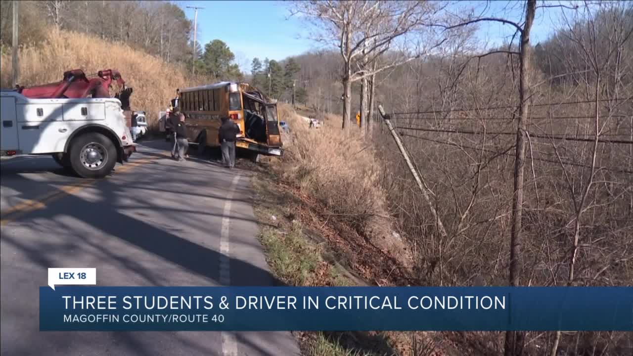 Eleven students released from hospital after Magoffin County school bus ...