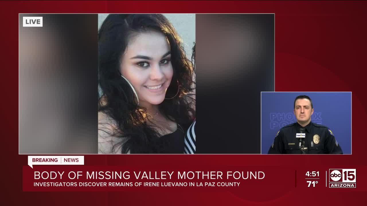 Missing Phoenix woman Irene Luevano found dead, boyfriend facing murder(02)