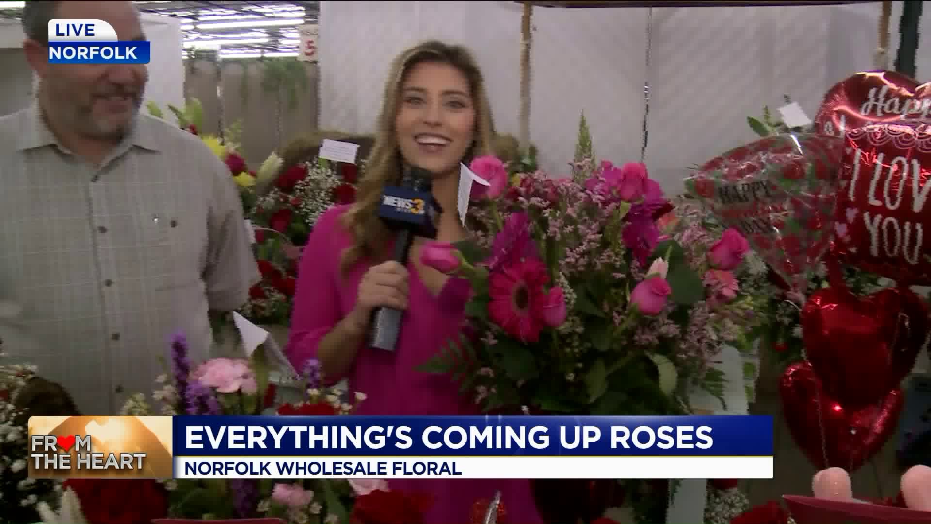 Out for Delivery Flowers are hot commodity on Valentine’s Day