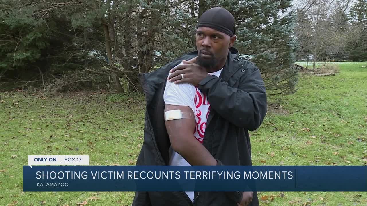 Man shot on Kalamazoo bus says he faced an active shooter before