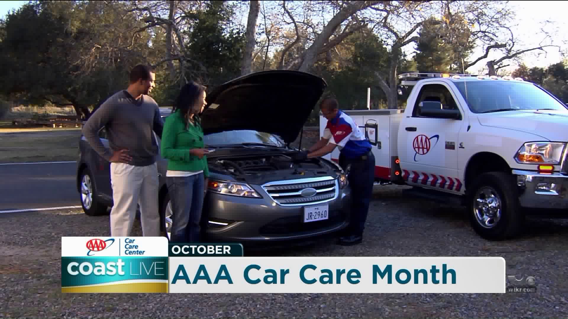 Maintenance education for AAA Car Care Month on Coast Live