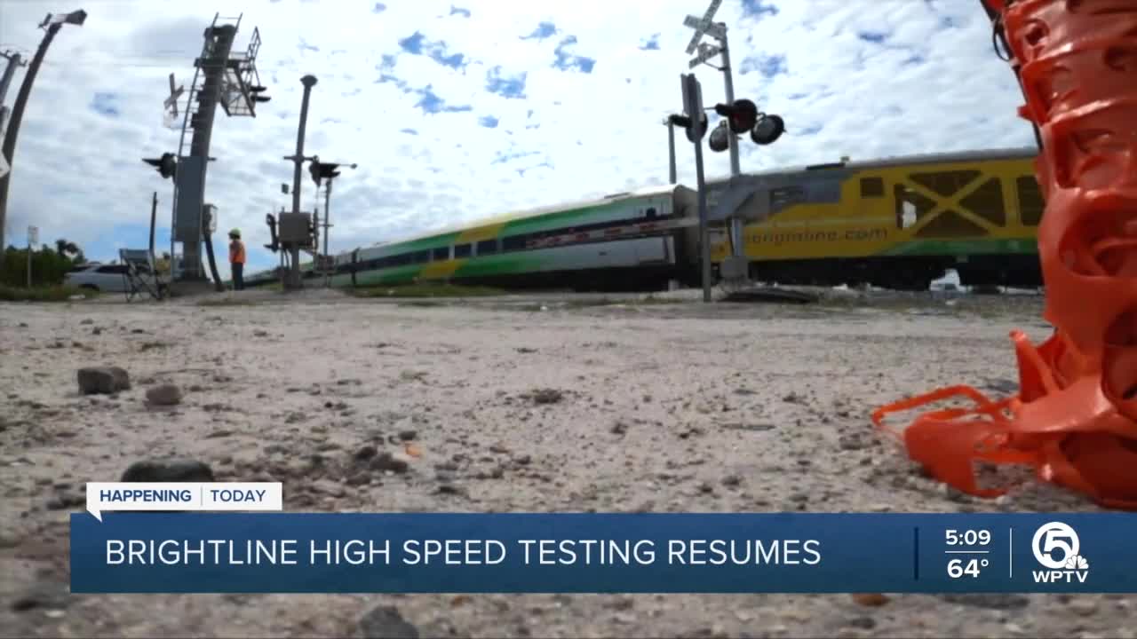 Brightline to conduct high-speed train testing on Treasure Coast - Vimarsana News