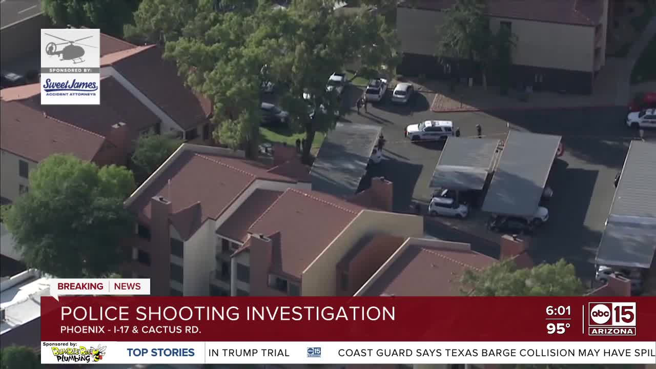 Armed man dead after being shot by police in Phoenix near I17 and