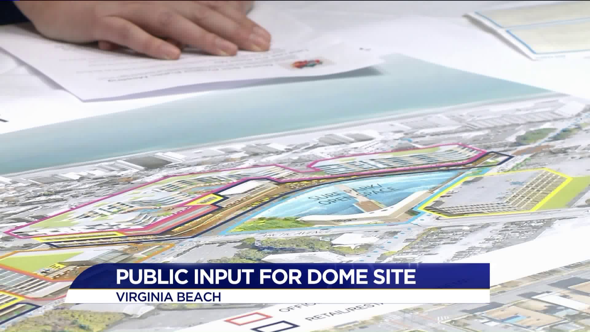 Residents give feedback on Virginia Beach Dome site development
