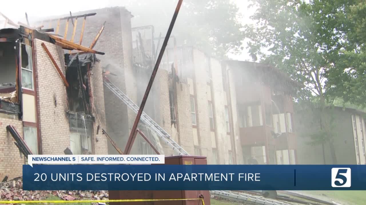 60 residents displaced after fire in South Nashville
