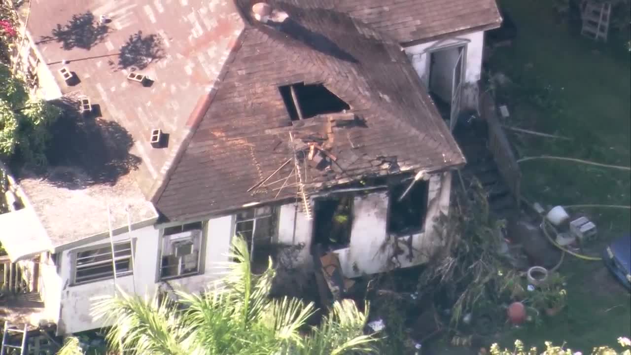 Two people taken to hospital after Belle Glade house fire