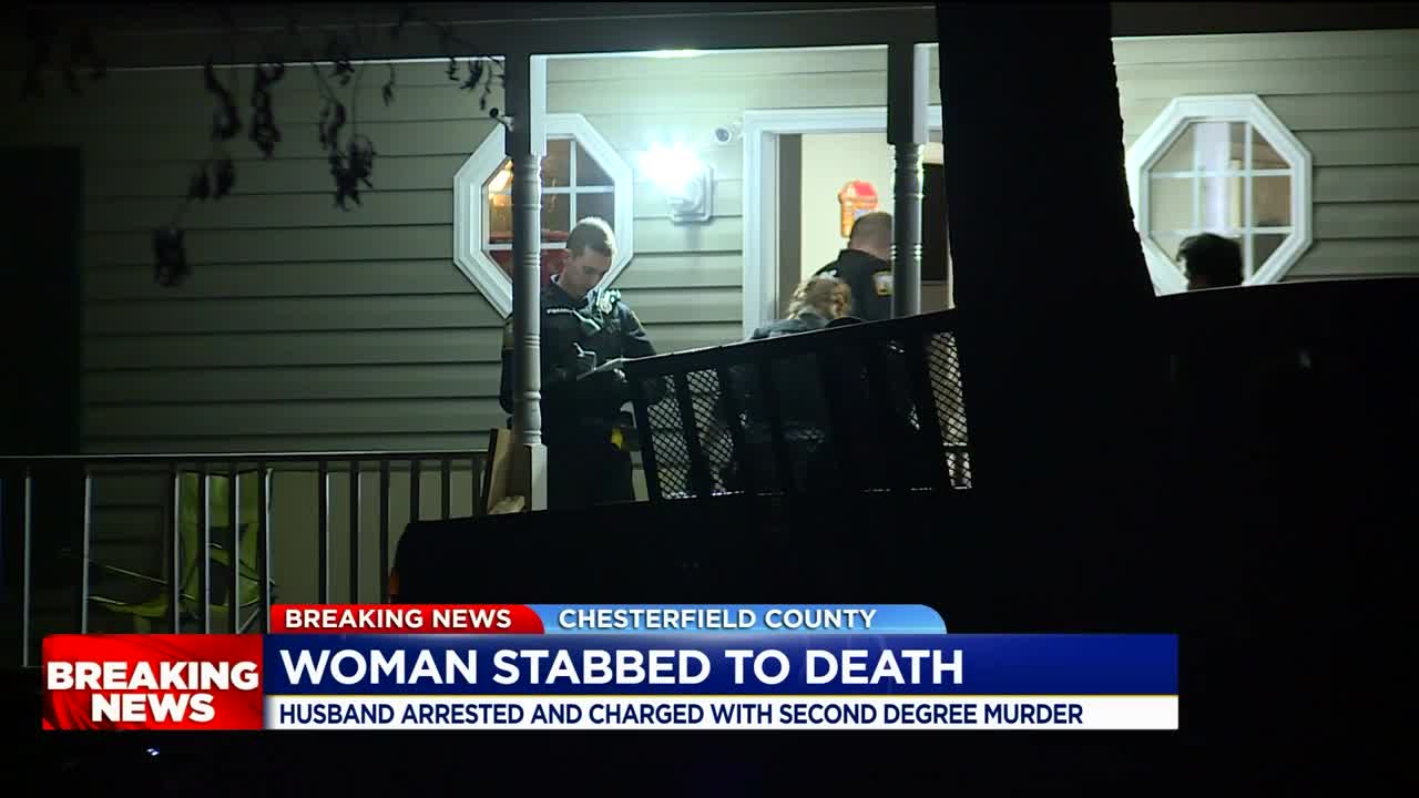 Police arrest husband in Chesterfield murder