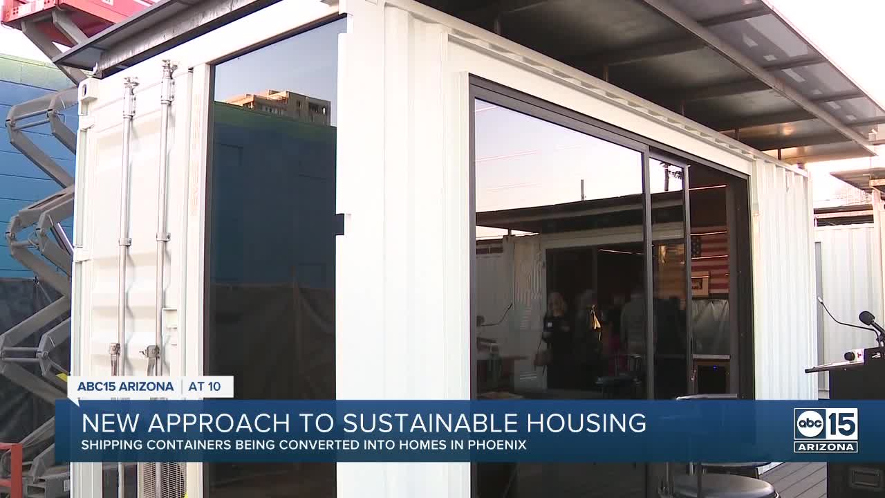 City unveils shipping containers as 'sustainable' housing in Phoenix - Vimarsana News