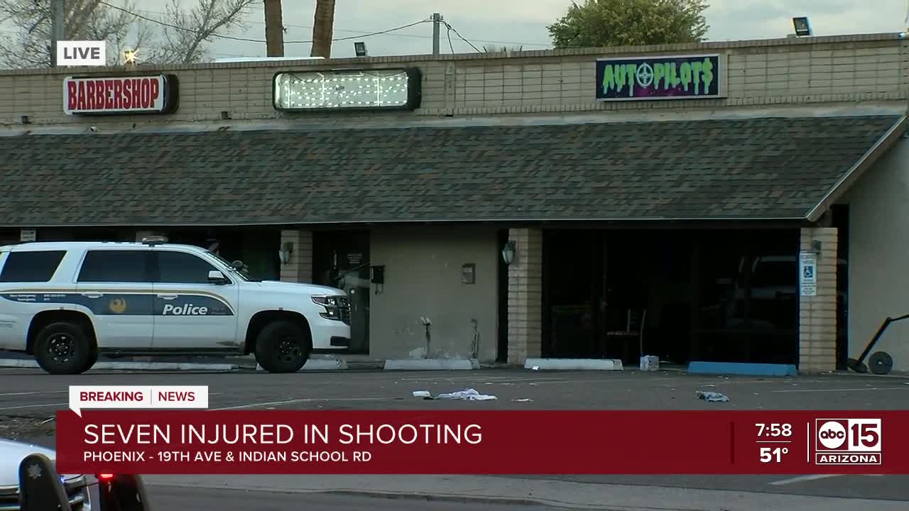 At least nine people shot in incident near 19th Avenue and Indian ...