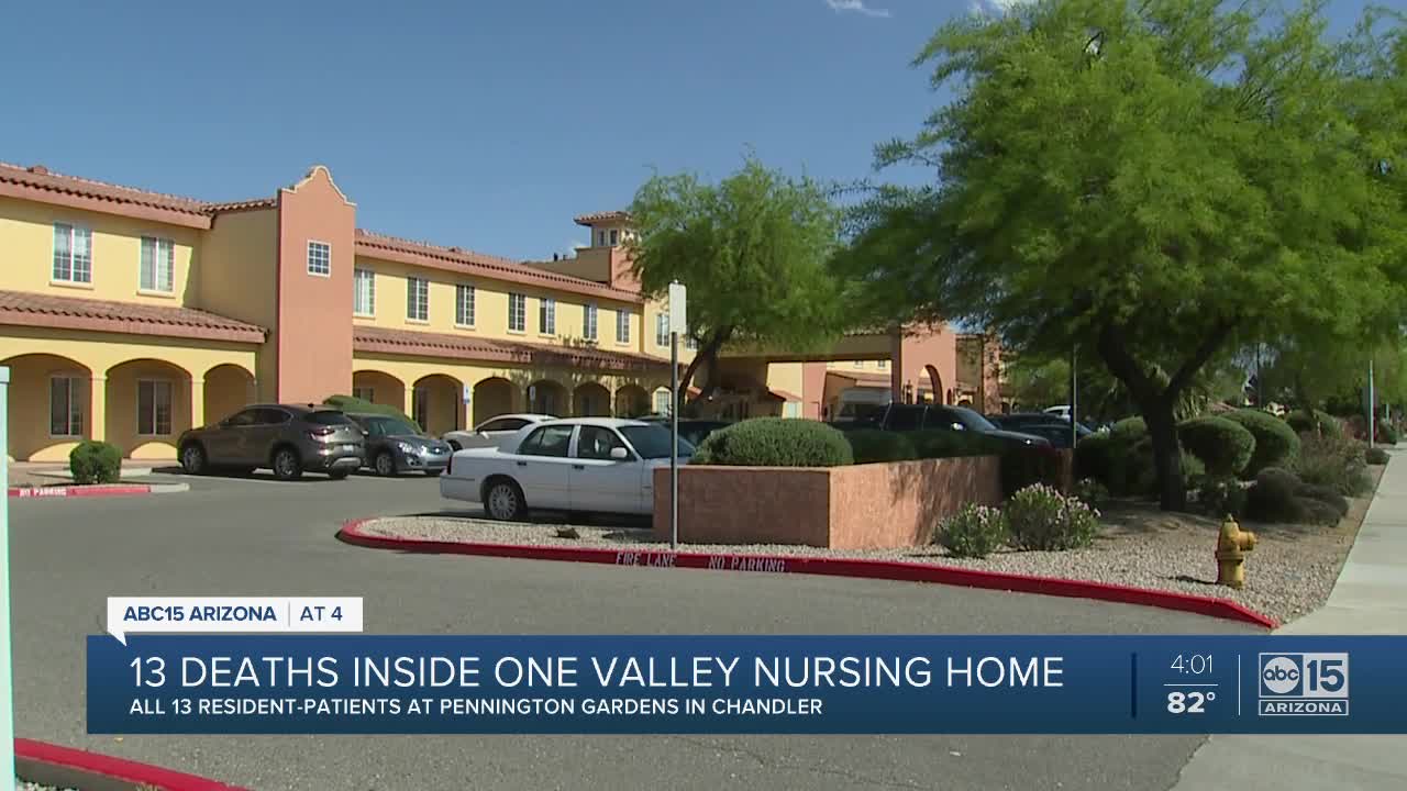 13 residents at Chandler nursing home dead from COVID19 complications