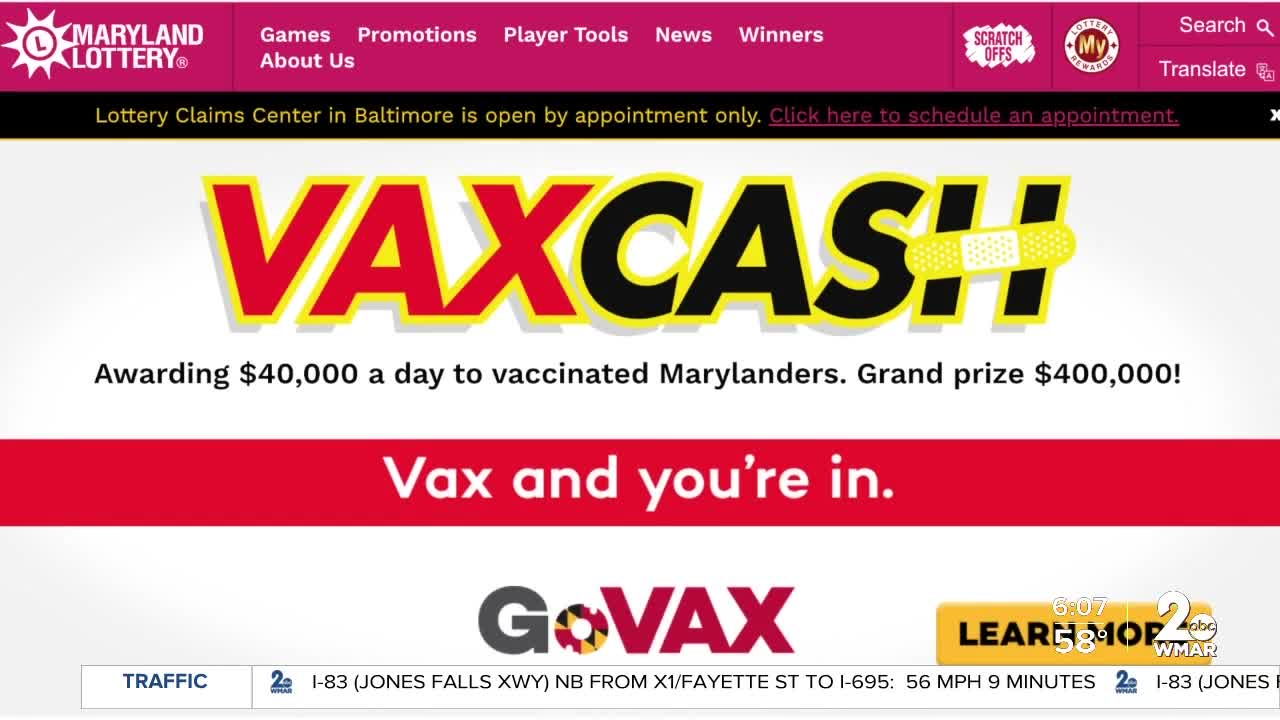 Is Maryland's vaccine lottery enough to convince those still on the