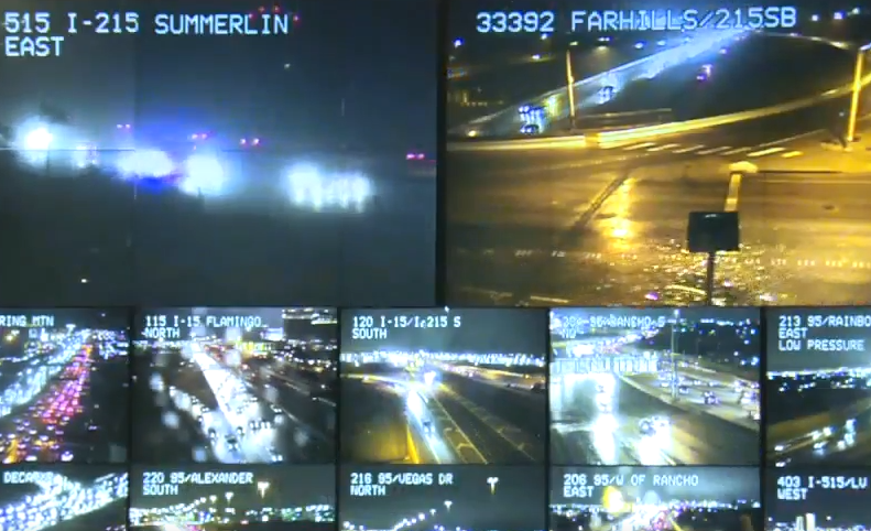 Snow in Vegas! 1st measurable since record keeping started