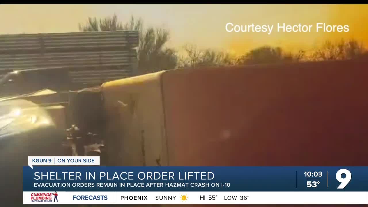 Shelterinplace ordered in Arizona following nitric acid spill