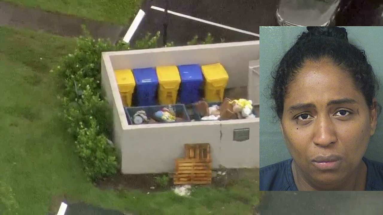 Florida woman denied bond after baby found alive in dumpster