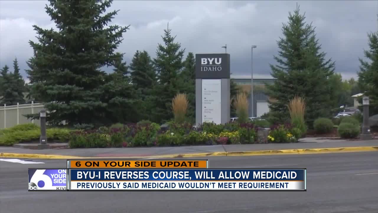 BYU Idaho reverses course, tells students Medicaid