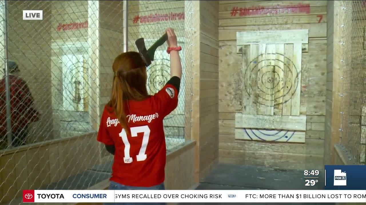 Social Axe Throwing in Ogden