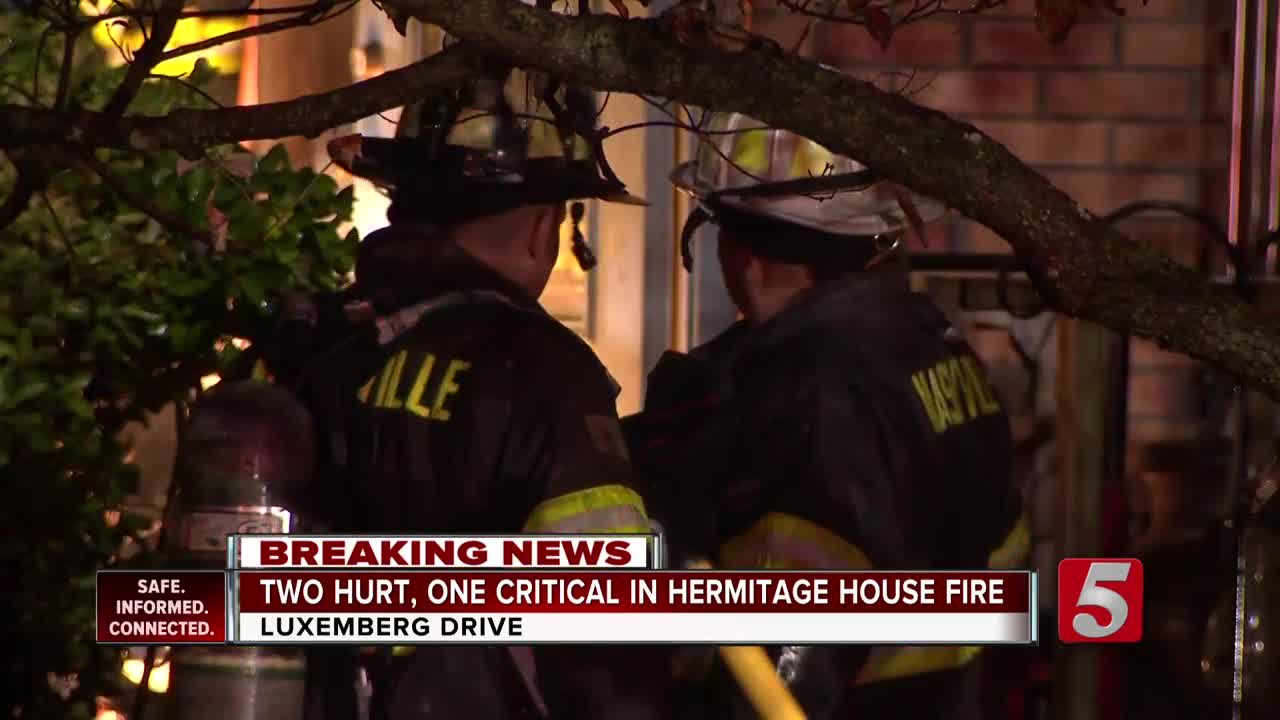 2 residents, 2 firefighters injured in Hermitage house fire