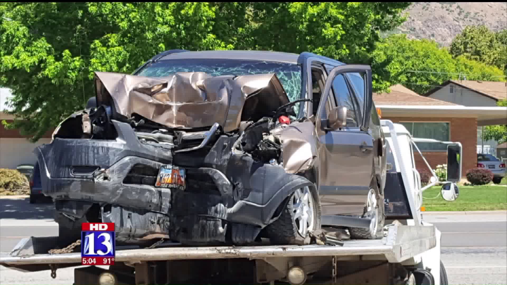 Driver, 21, dies after car crashes into Ogden house