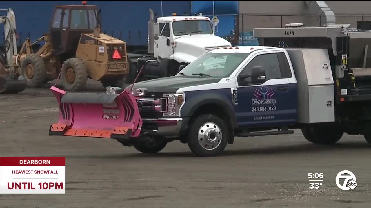 Snow removal companies excited for biggest storm of the year