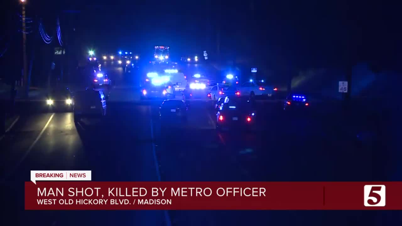 Metro police: Man killed after firing shots at officers