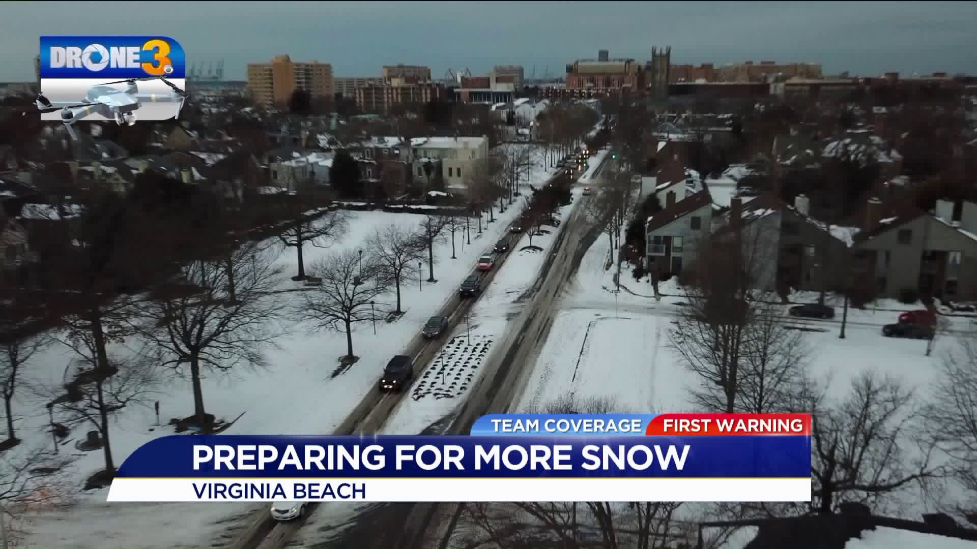 Virginia Beach prepares for more snow