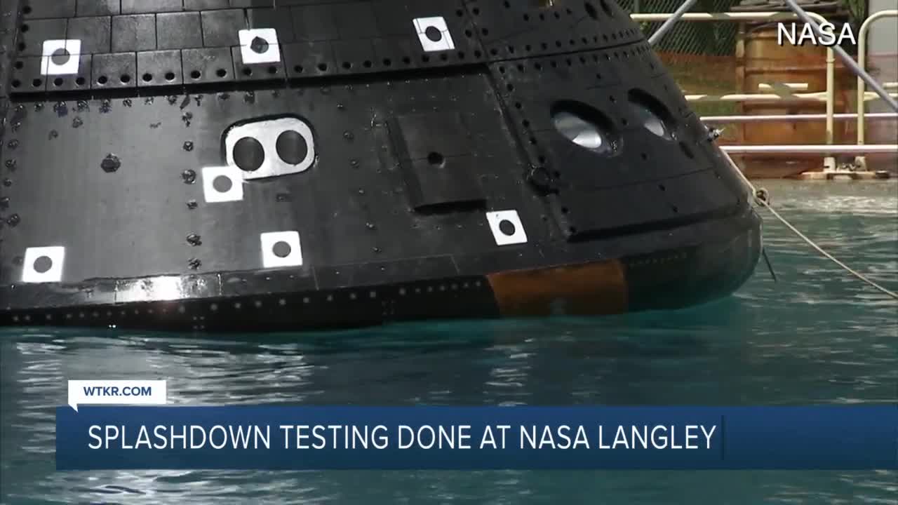After years splash testing Orion capsule, Langley engineers watch the