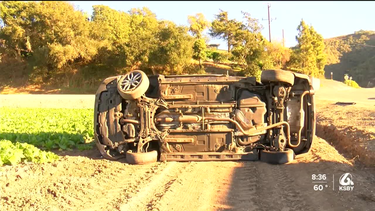 Vehicle rollover crash in Arroyo Grande
