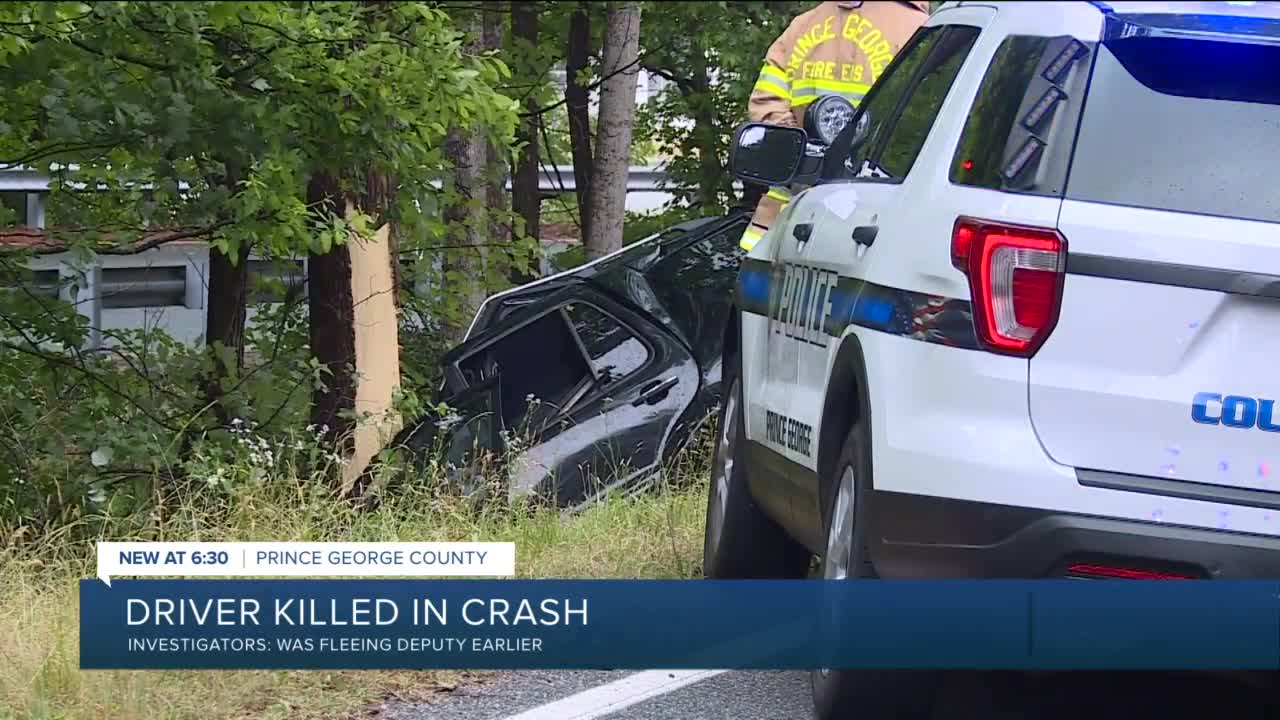 Driver killed was fleeing deputy earlier, investigators say