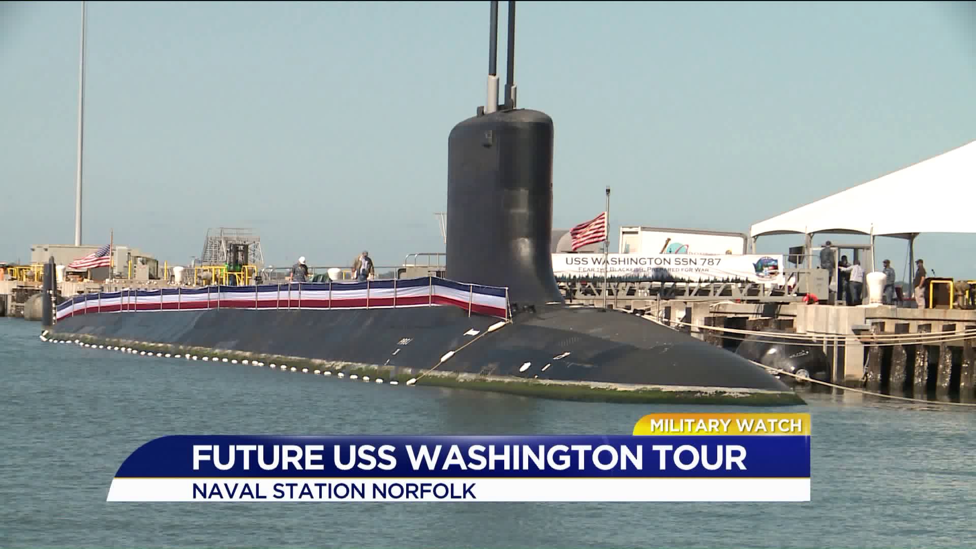 Navy prepares to commission future USS Washington submarine in Norfolk