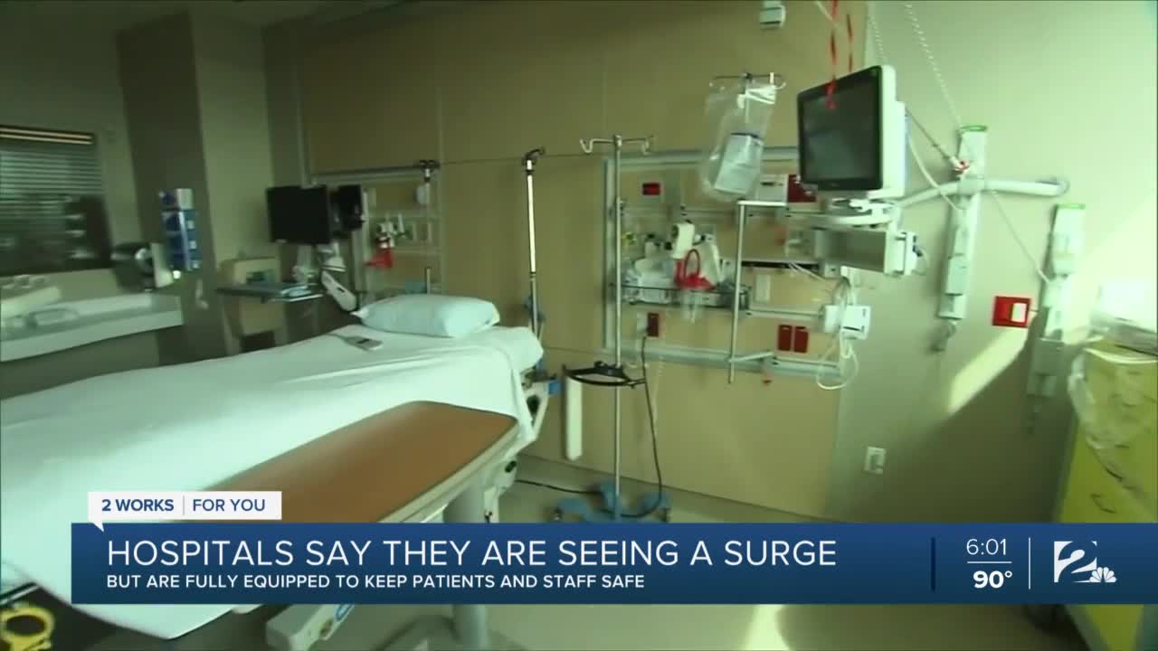 Health officials say Oklahoma hospitals can handle the rise in
