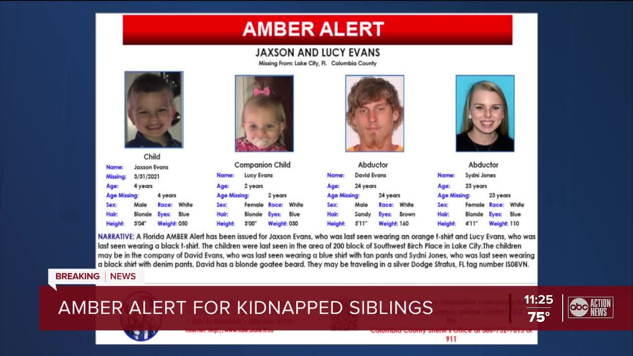 Amber Alert canceled for 2 missing children
