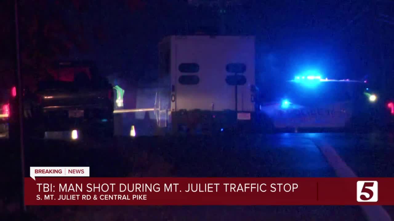 Mt. Juliet police officer shoots, kills man during traffic stop