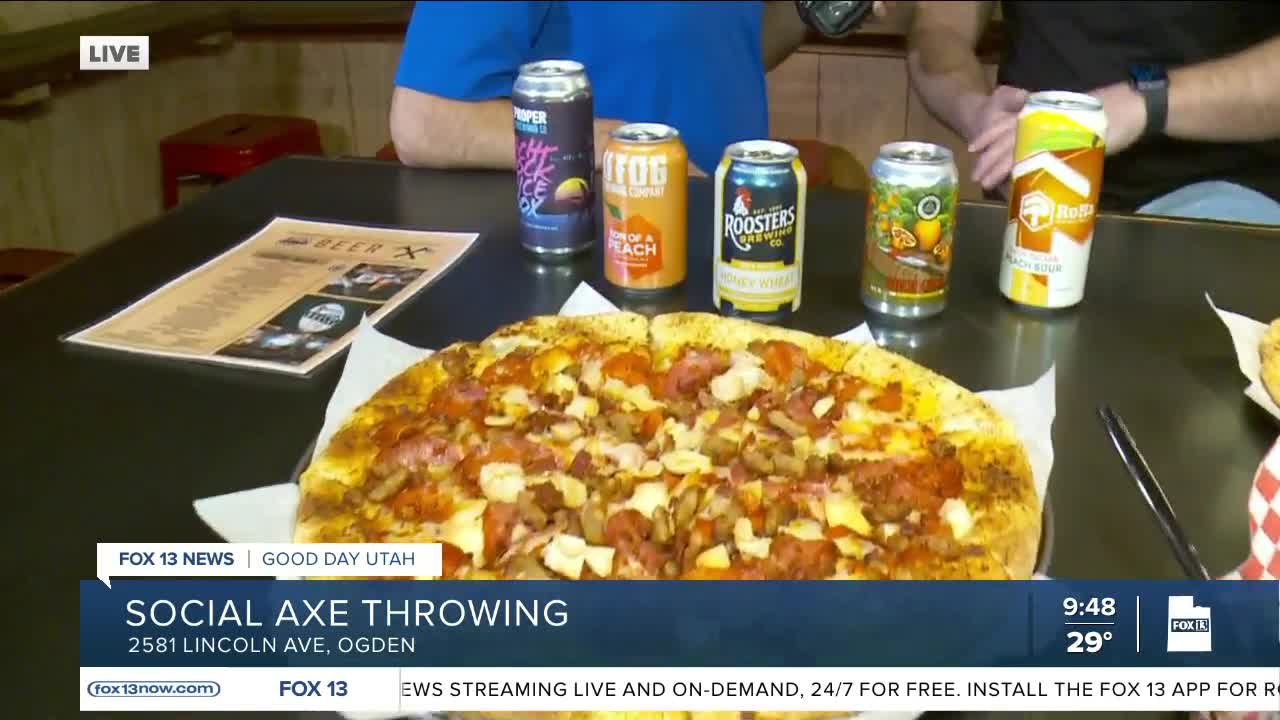 Social Axe Throwing in Ogden