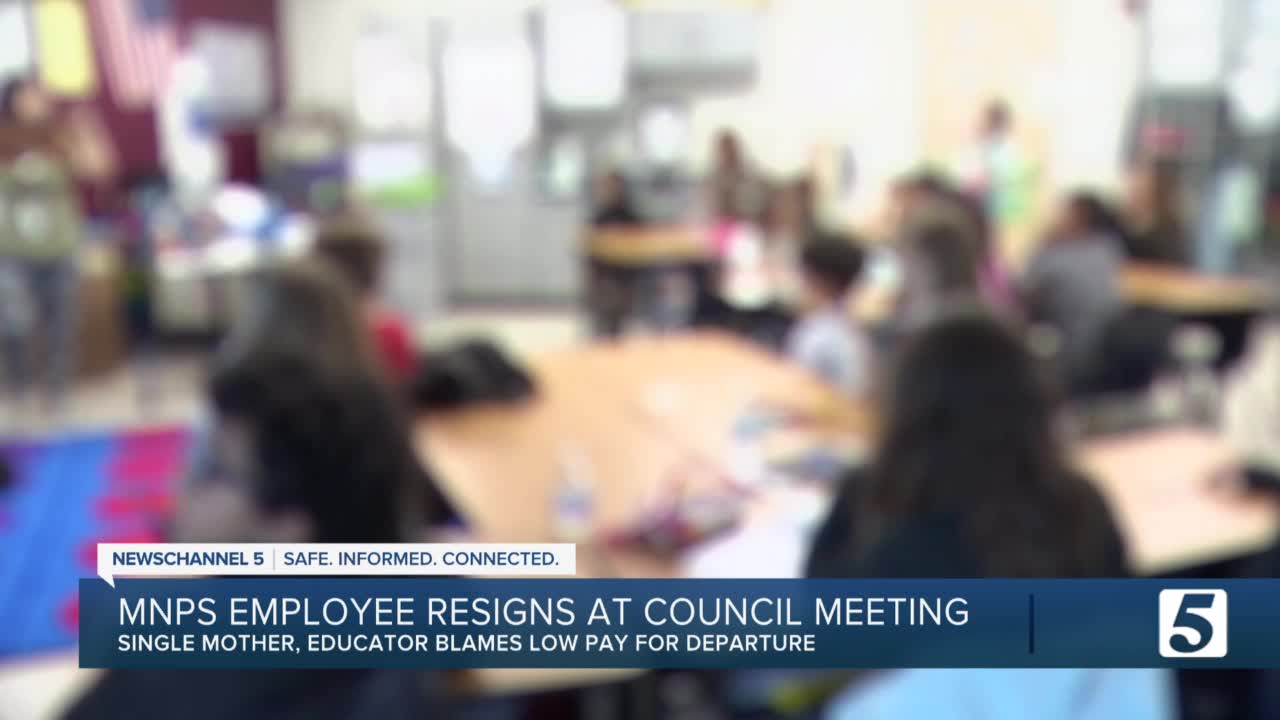 MNPS Employee Resigns At Metro Council Due To Low Salary