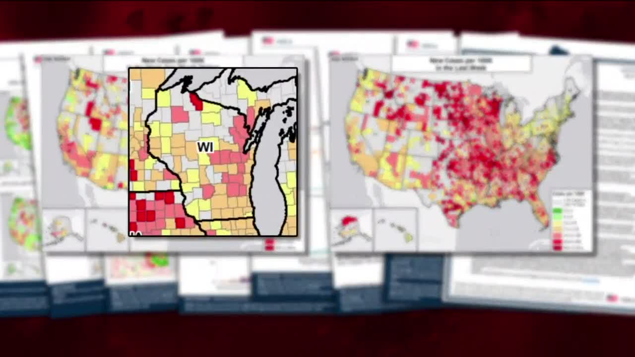 Wis. 'in the red zone' for COVID19 cases, White House report says