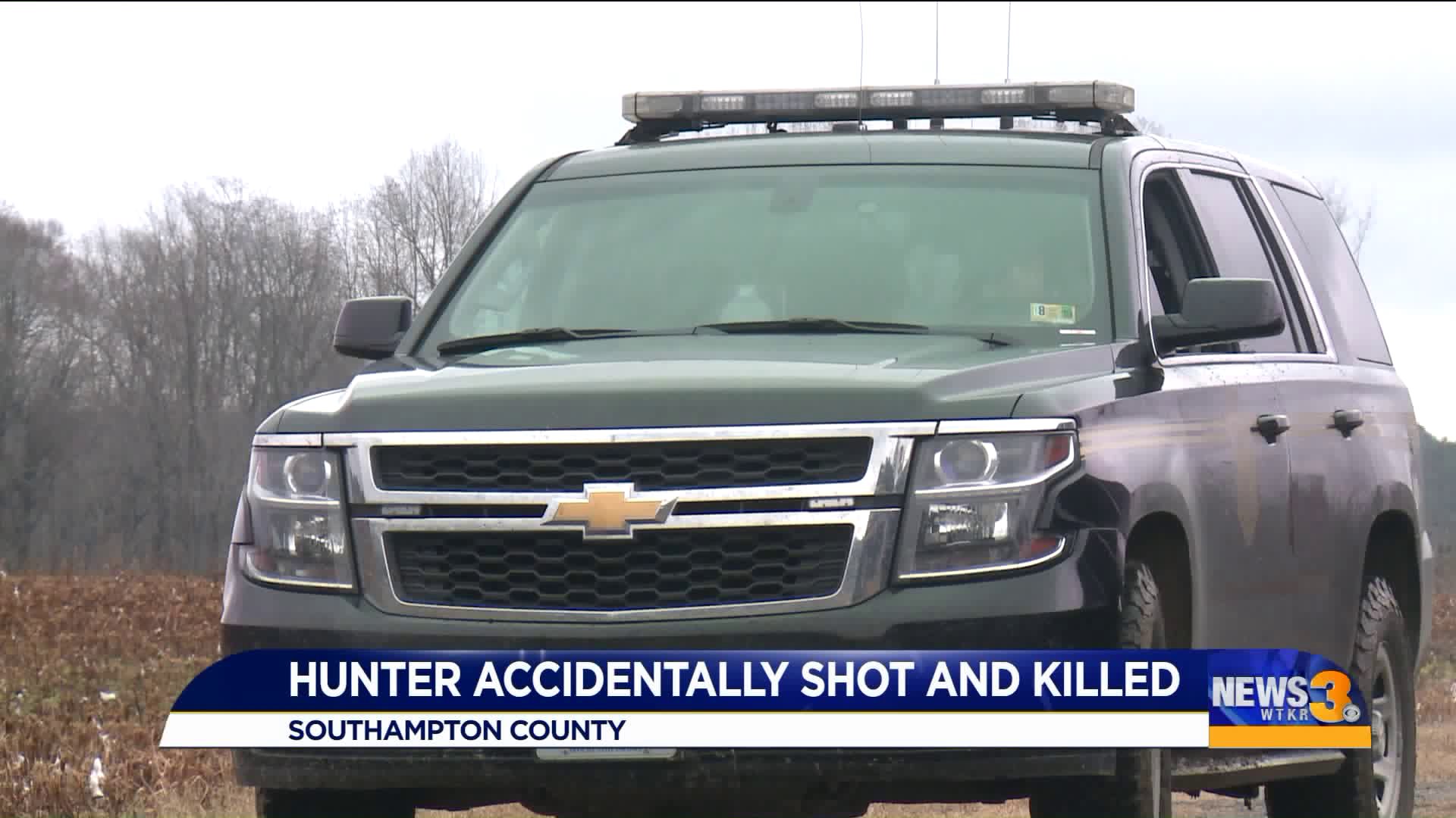 Hunter accidentally shot and killed in Southampton County