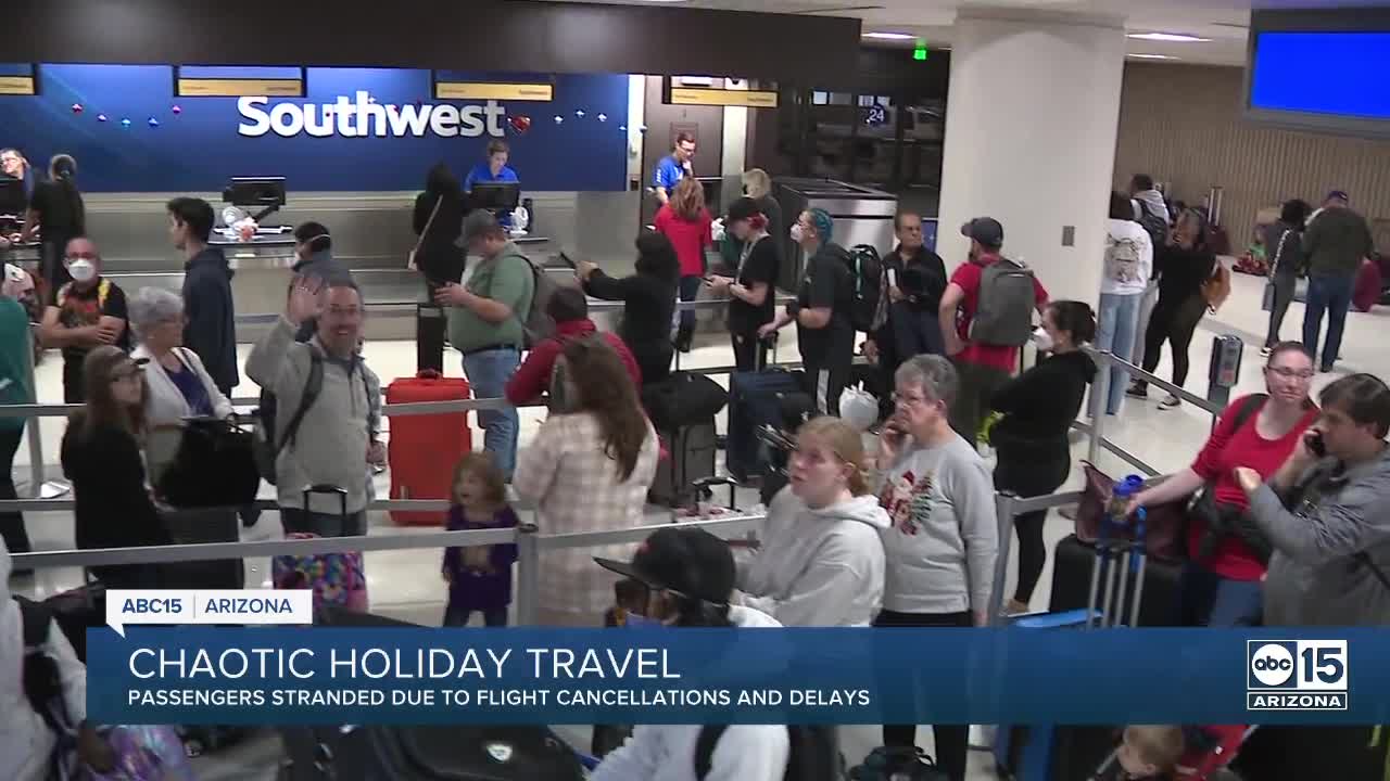 Southwest Airlines cancels most flights to and from PHX Sky Harbor