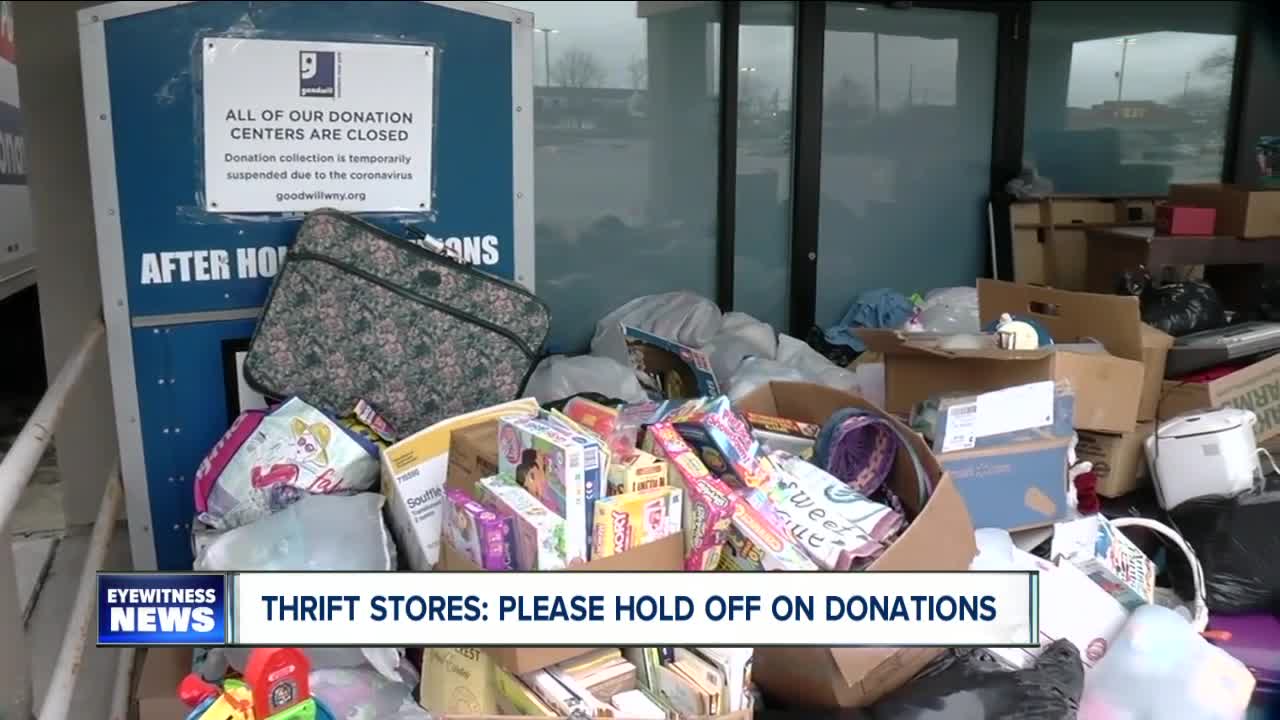 No dumping! Local thrift stores remain closed during pandemic